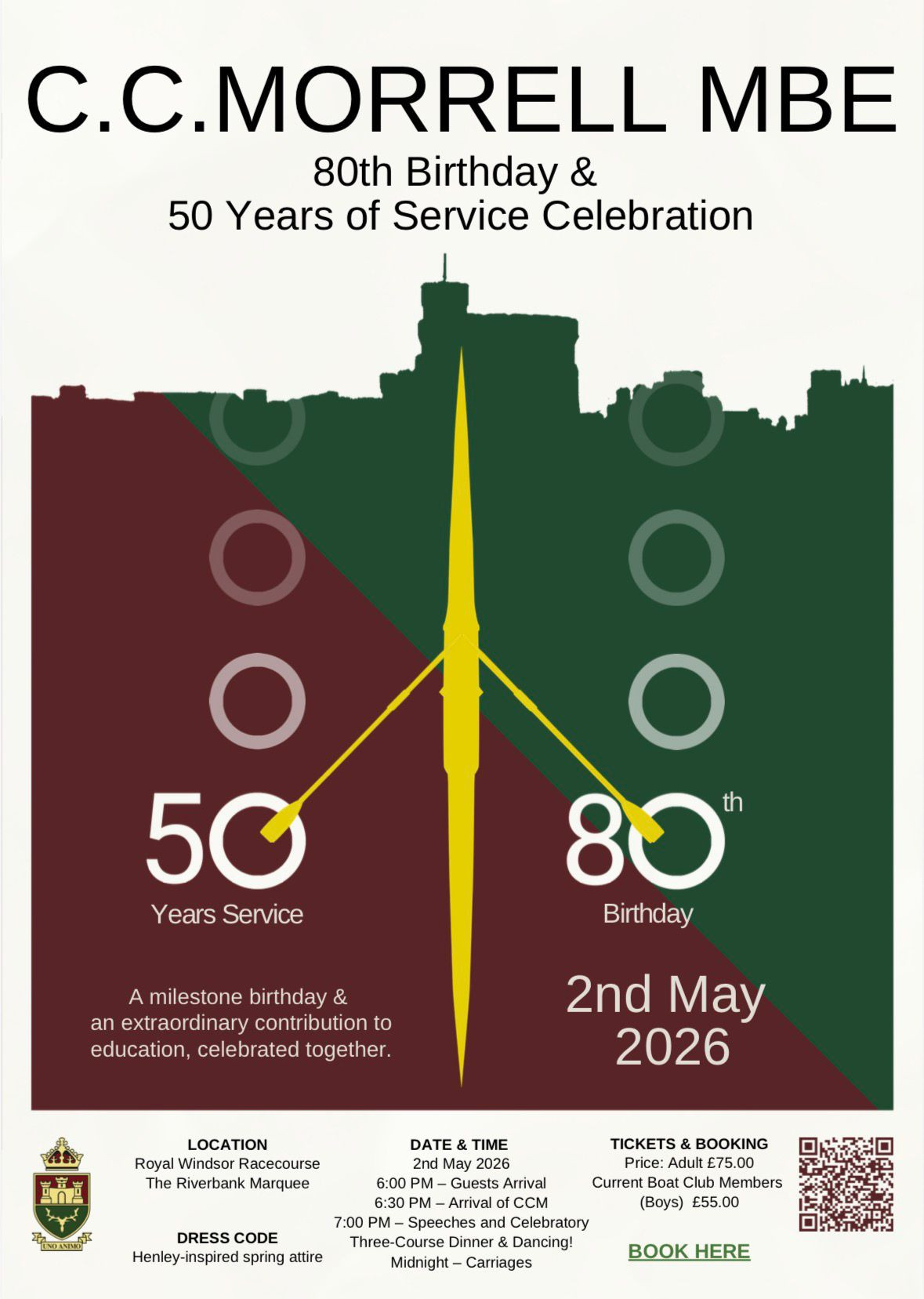 80th BIRTHDAY & 50 YEARS OF SERVICE CELEBRATION